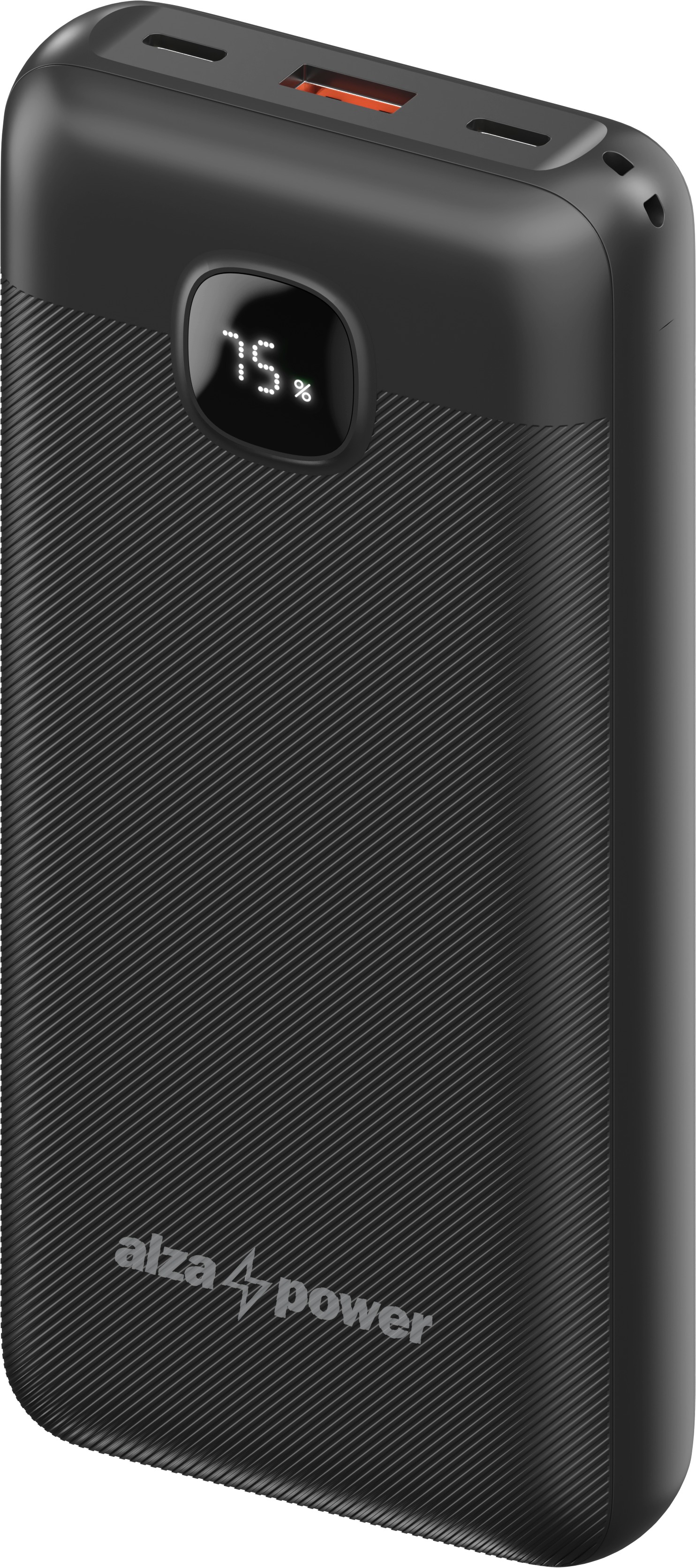 AlzaPower Garnet 20 000 mAh Power Delivery (22,5 W) čierna