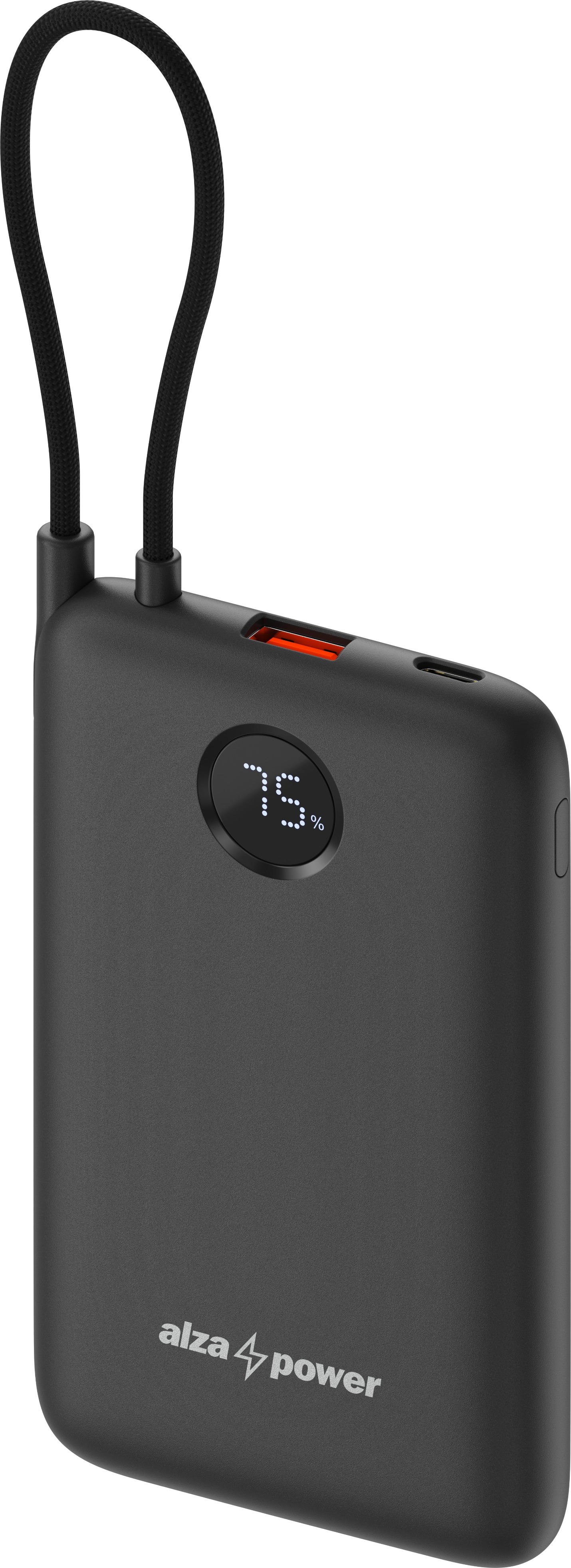 AlzaPower City 10000 mAh Power Delivery (20 W) čierny