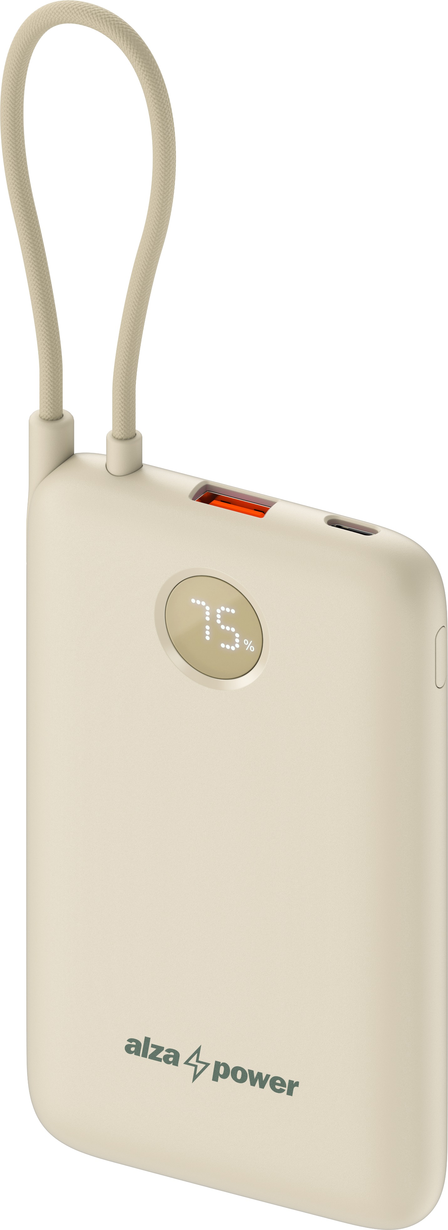 AlzaPower City 10000 mAh Power Delivery (20 W) béžová