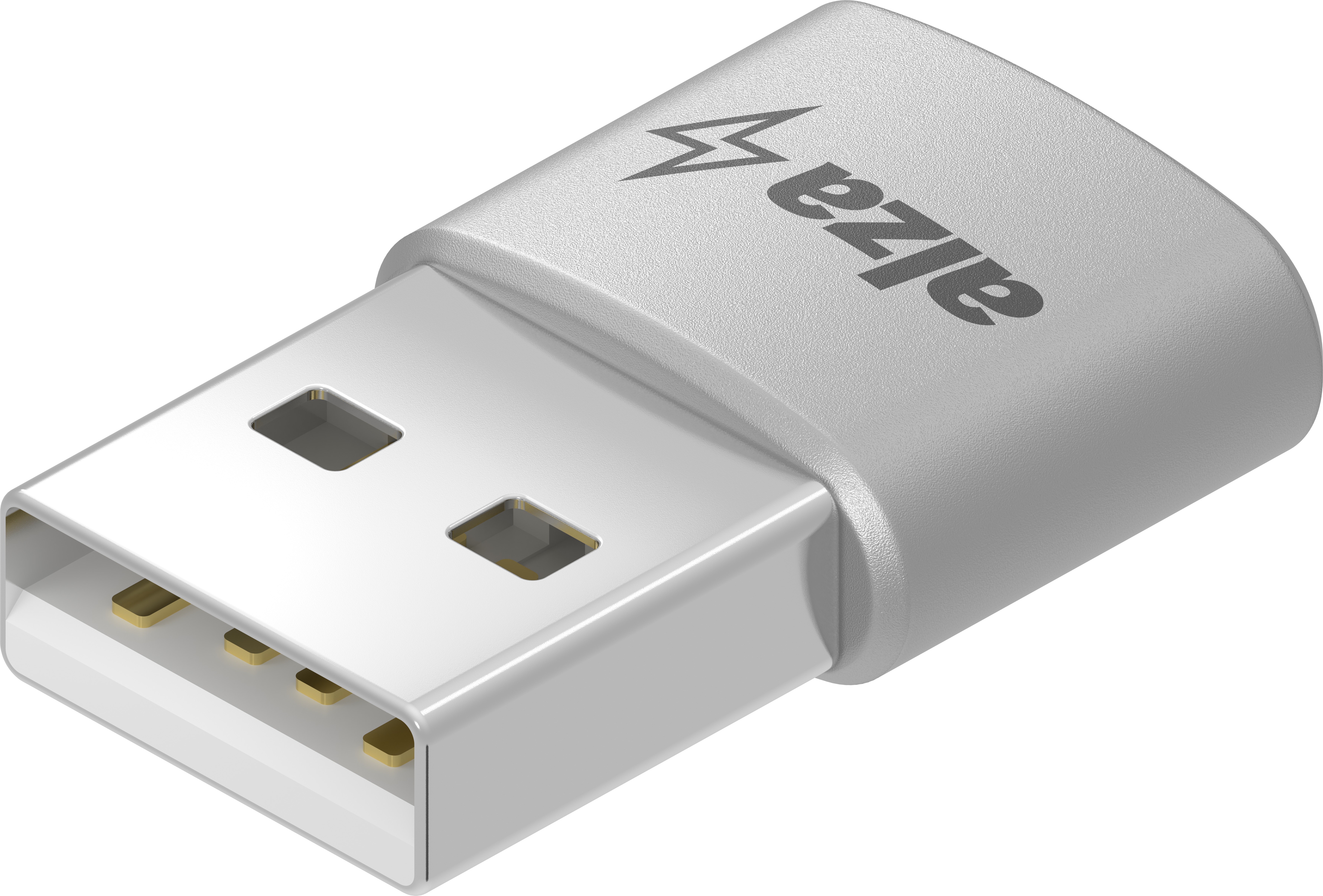 AlzaPower USB-A (M) to USB-C (F) 2.0 OTG vesmírno sivý