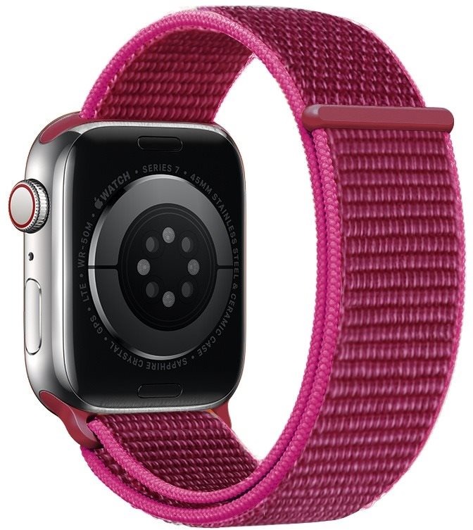 Eternico Airy na Apple Watch 44mm / 45mm / 46mm / Ultra 49mm Beet Red and Pink edge