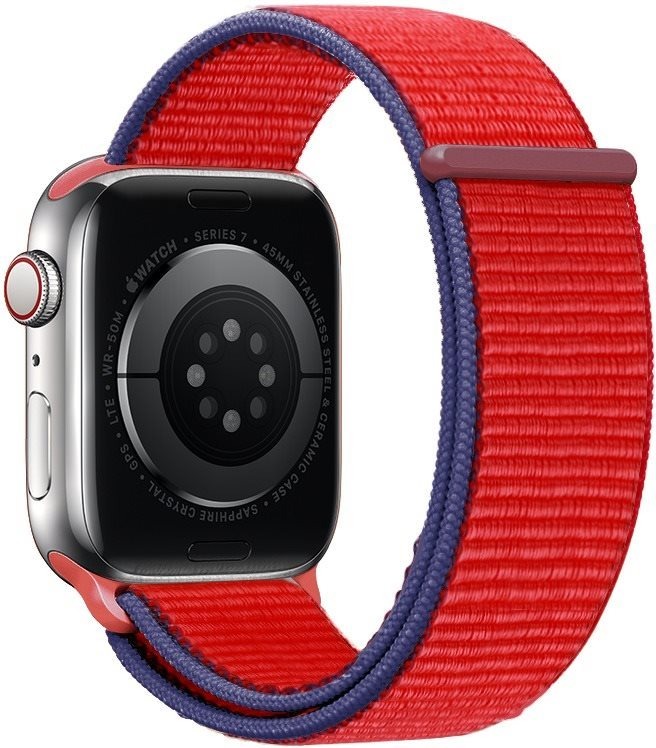 Eternico Airy na Apple Watch 44mm / 45mm / 46mm / Ultra 49mm Chilly Red and Blue edge