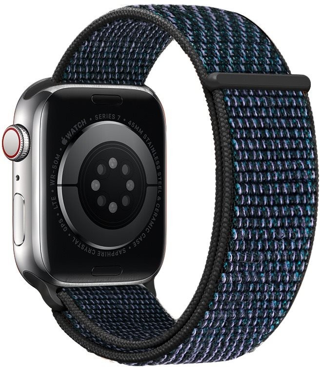 Eternico Airy na Apple Watch 38mm / 40mm / 41mm / 42mm Purple And green And black edge