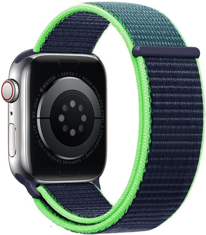 Eternico Airy na Apple Watch 44mm / 45mm / 46mm / Ultra 49mm Night Blue and Green edge
