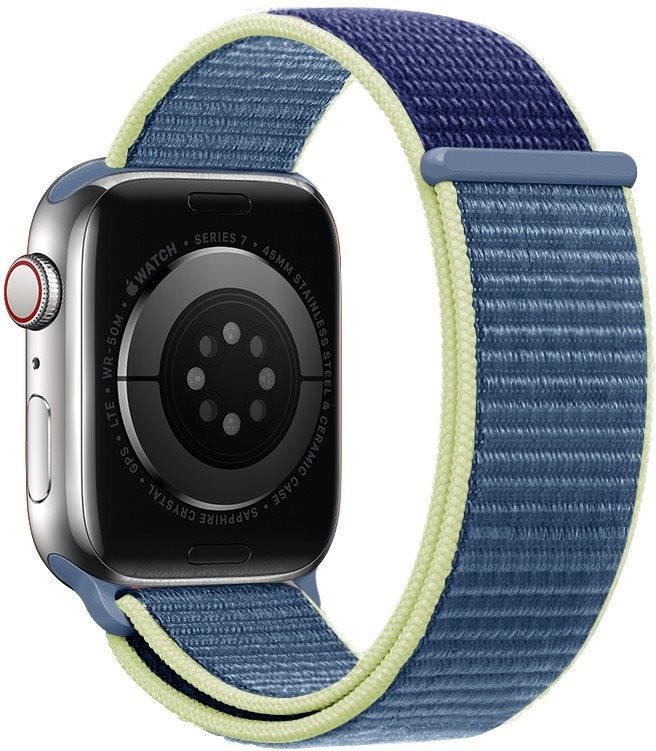 Eternico Airy na Apple Watch 44mm / 45mm / 46mm / Ultra 49mm Aura Blue and Gold edge