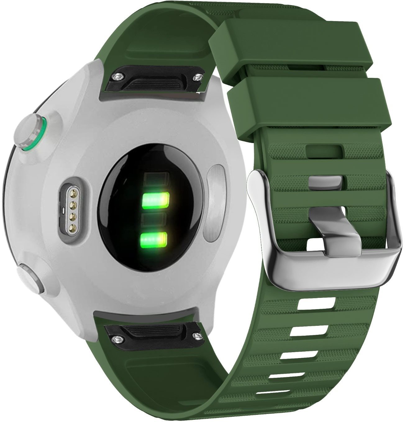 Eternico Essential pre Garmin Quickfit 22 mm Army Green