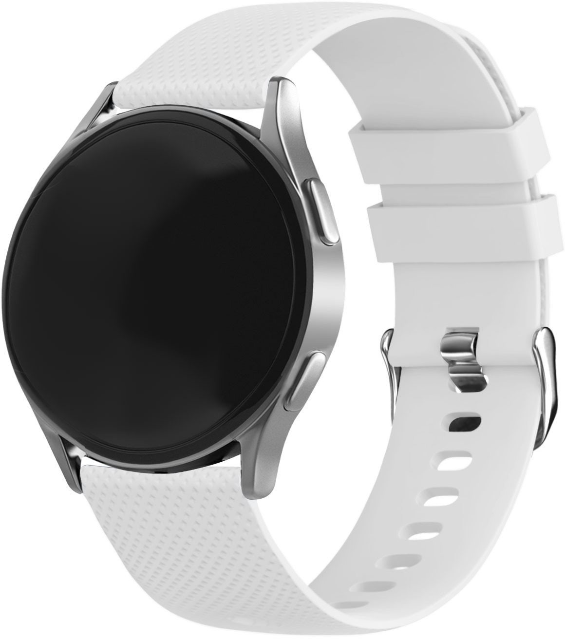 Eternico Essential with Metal Buckle Universal Quick Release 24 mm Cloud White