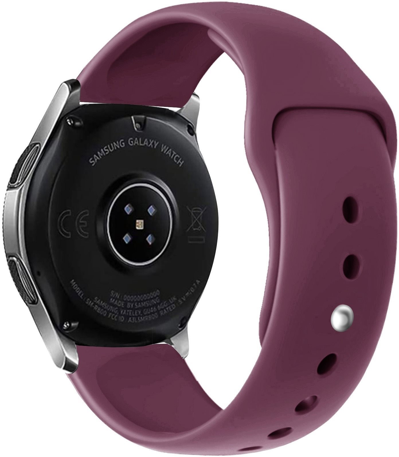 Eternico Essential Universal Quick Release 20 mm Wine Red