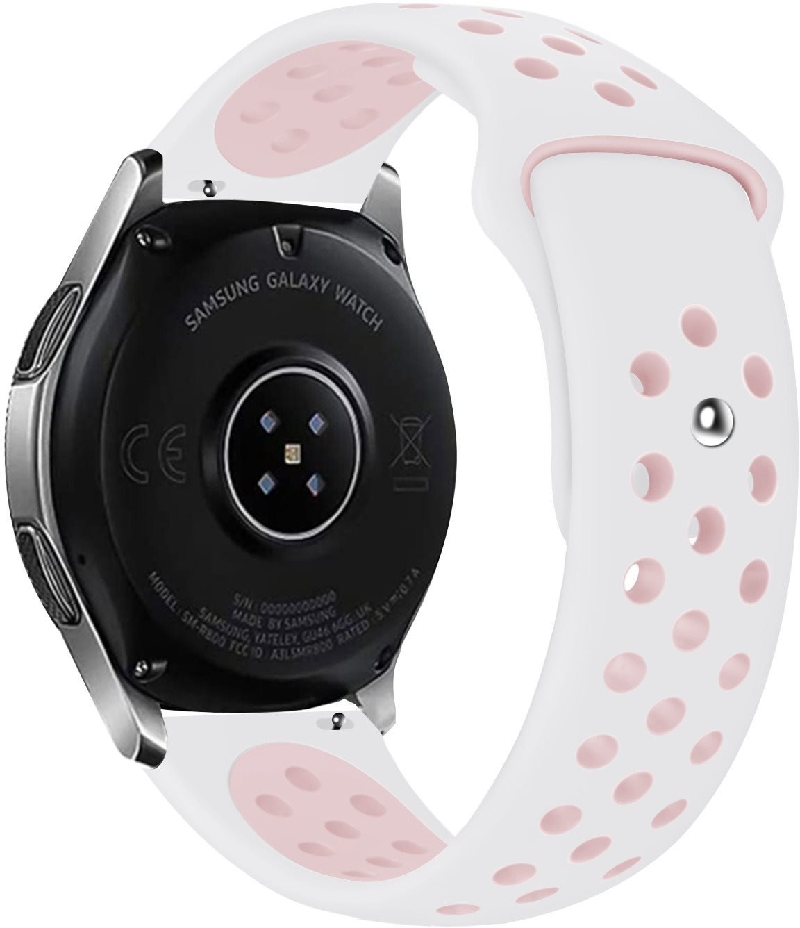 Eternico Sporty Universal Quick Release 20 mm Pure Pink and White