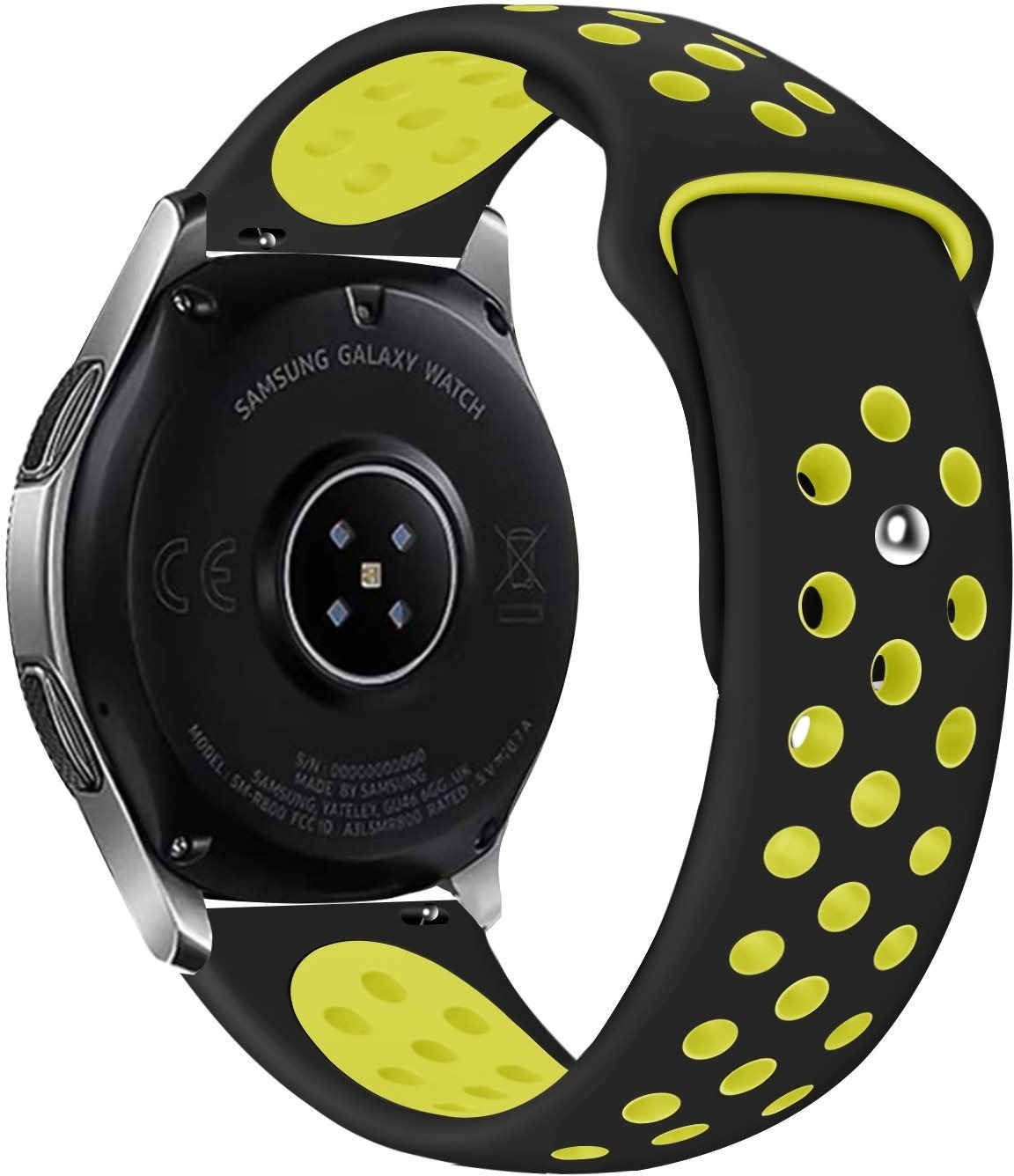 Eternico Sporty Universal Quick Release 22 mm Vibrant Yellow and Black