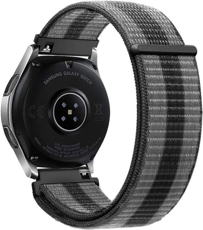 Eternico Airy Universal Quick Release 20 mm Elephant Gray with Black stripe
