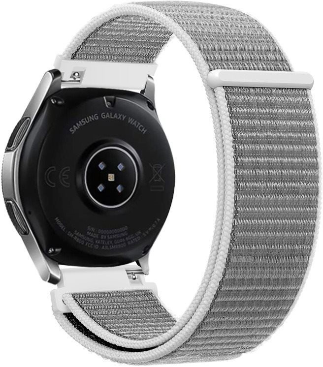 Eternico Airy Universal Quick Release 20 mm Elephant Gray and White edge