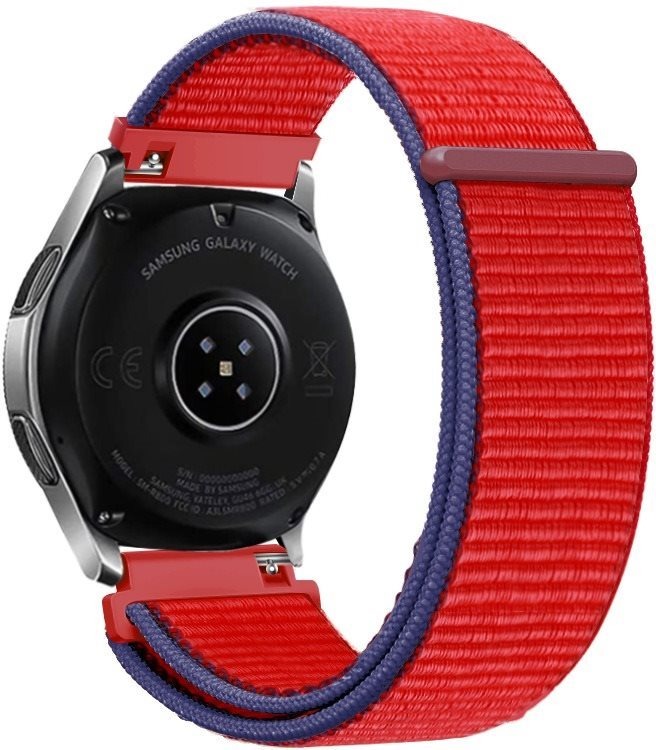 Eternico Airy Universal Quick Release 20 mm Chilli Red and Blue edge