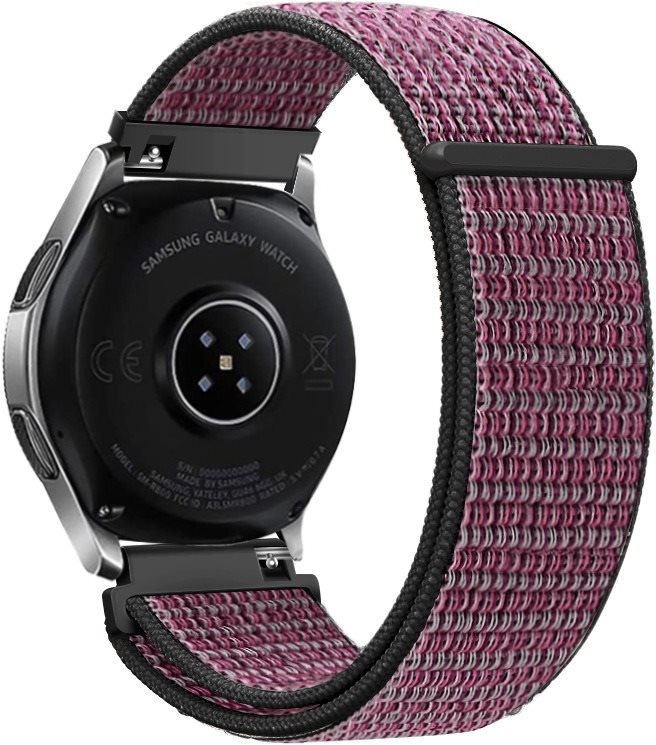 Eternico Airy Universal Quick Release 20 mm Fig Purple and Black edge