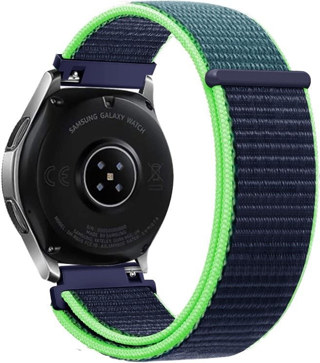 Eternico Airy Universal Quick Release 20 mm Night Blue and Green edge