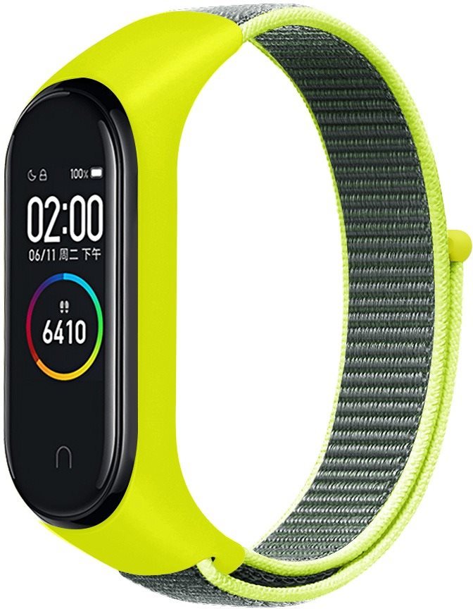 Eternico Airy na Xiaomi Mi band 5/ 6/7 Lime Green