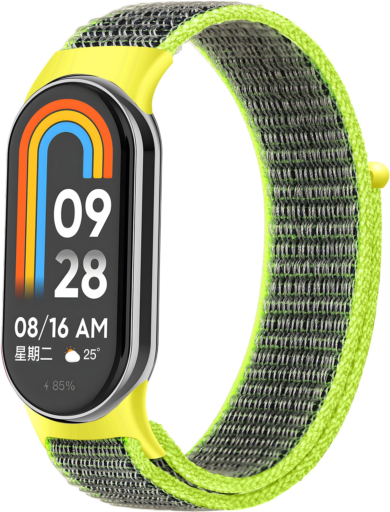 Eternico Airy na Xiaomi Smart Band 8/9/10 Lime Green