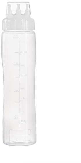 ARAVEN dávkovacia fľaša s tromi dýzami 0,5 l, transparentná