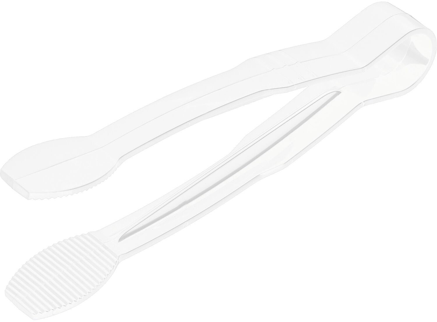 ARAVEN Bufetové kliešte ploché, polykarbonát 230 mm, biele