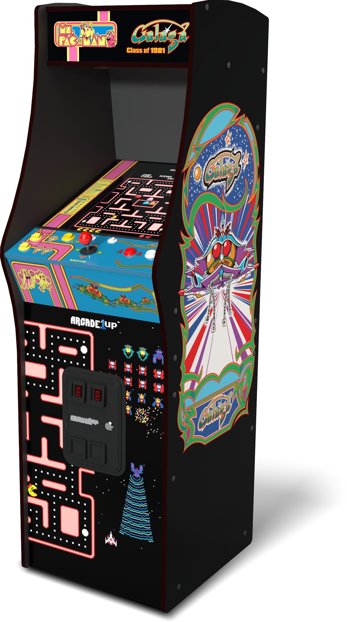 Arcade1up Ms. Pac-Man vs Galaga Deluxe Arcade Machine