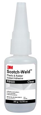3M™ Scotch-Weld™, sekundové lepidlo na plasty a gumy PR100, 20 g