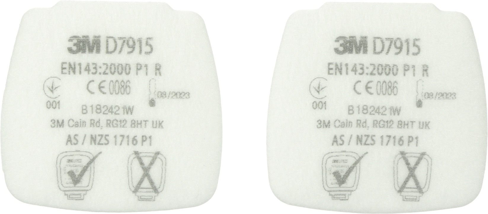 3M Secure Click D7915 Časticový filter P1 R – balenie 4 ks