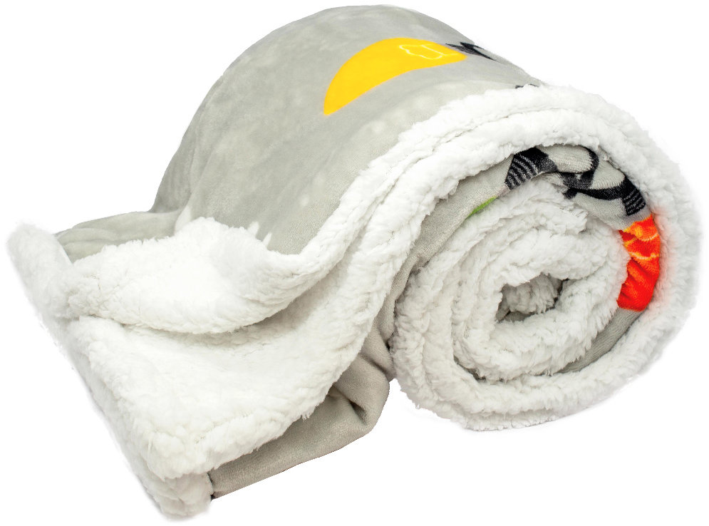 ARÔME HOME Mikroflanelová deka s baránkom, 150 × 200 cm, Winter Glow sivdá