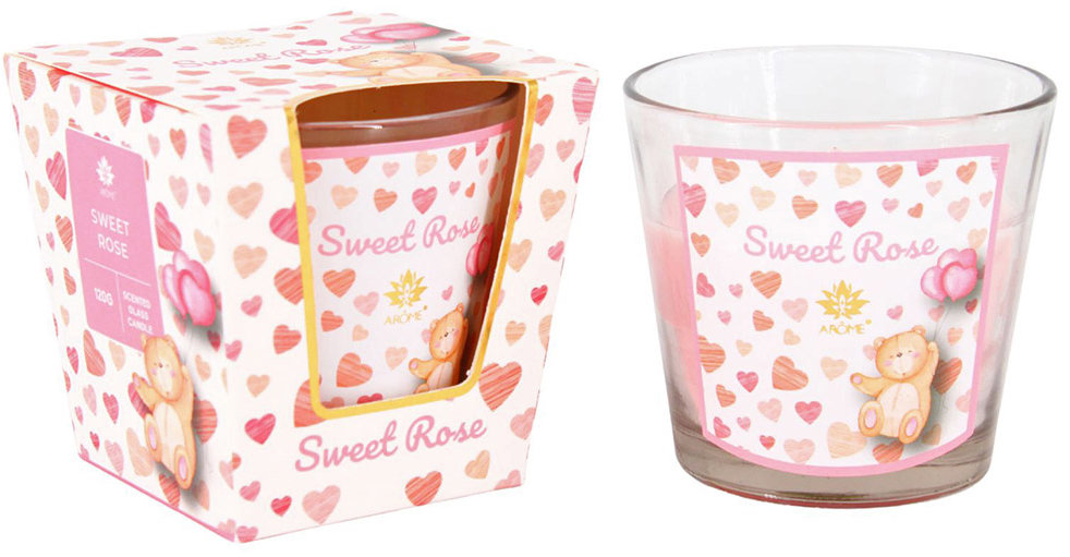 ARÔME Sweet Rose, 4 ks