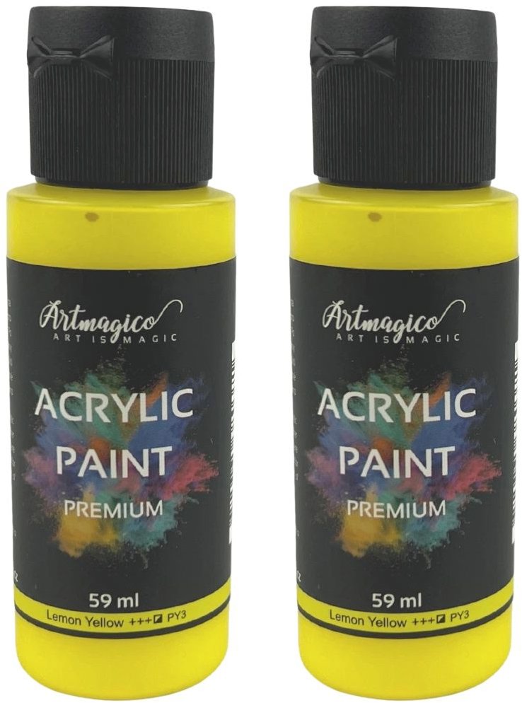 Artmagico Premium 59 ml, Lemon Yellow, balenie 2 ks