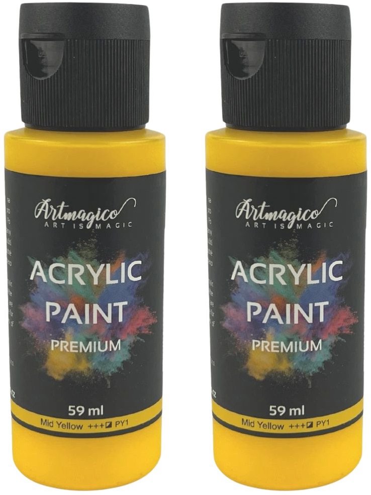 Artmagico Premium 59 ml, Mid Yellow, balenie 2 ks