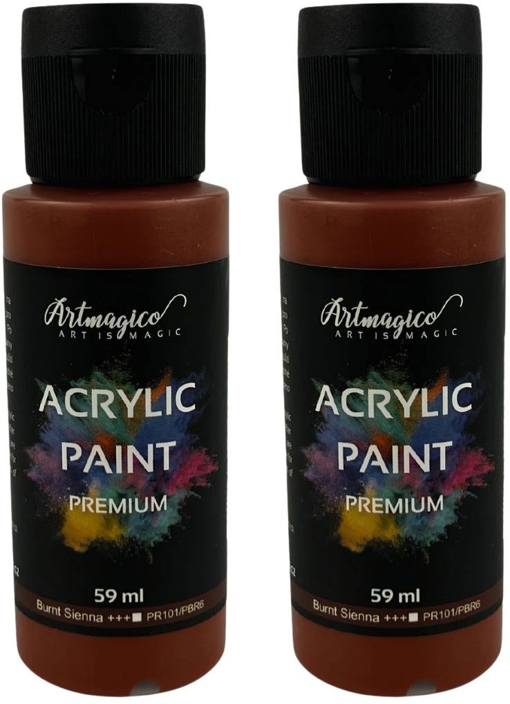 Artmagico Premium 59 ml, Burnt Sienna, balenie 2 ks