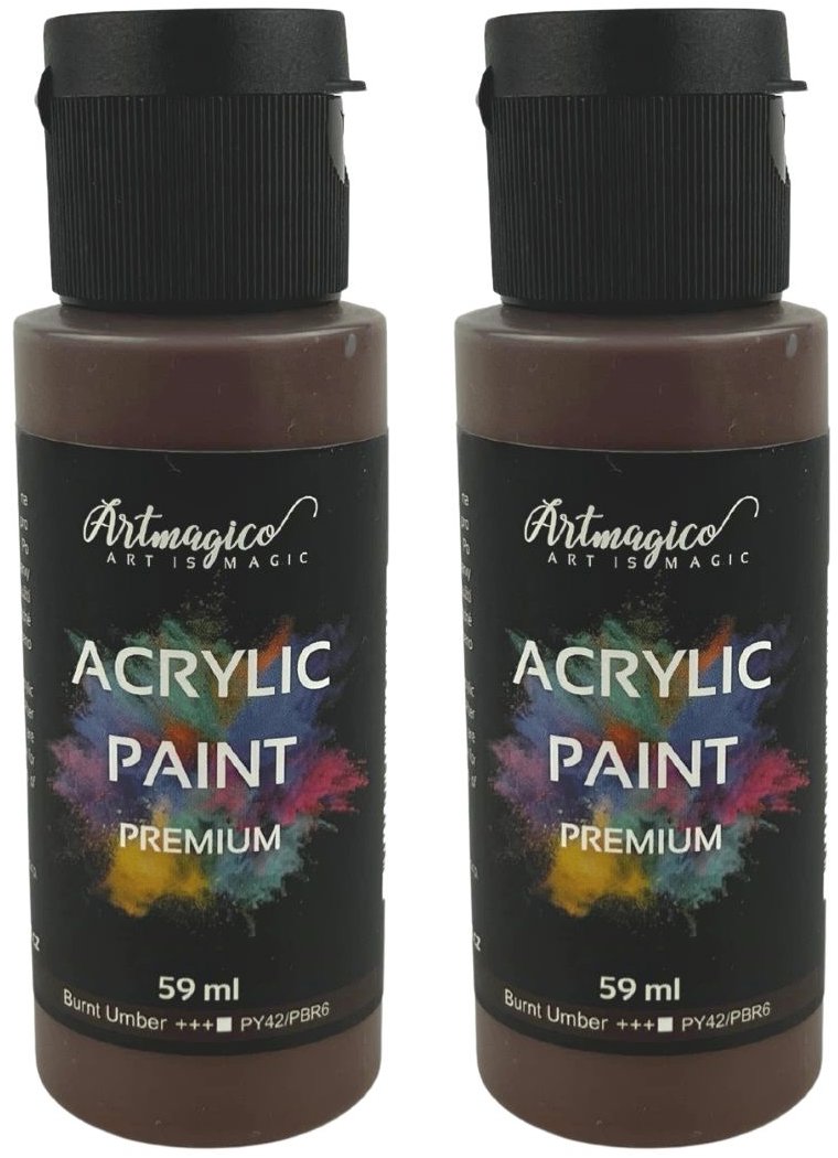 Artmagico Premium 59 ml, Burnt Umber, balenie 2 ks