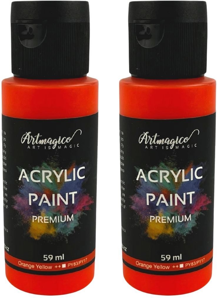 Artmagico Premium 59 ml, Orange Yellow, balenie 2 ks