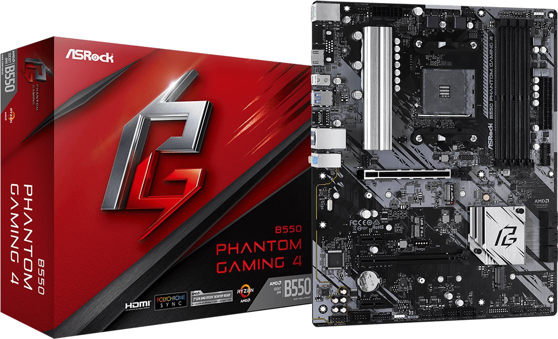 ASROCK B550 Phantom Gaming 4