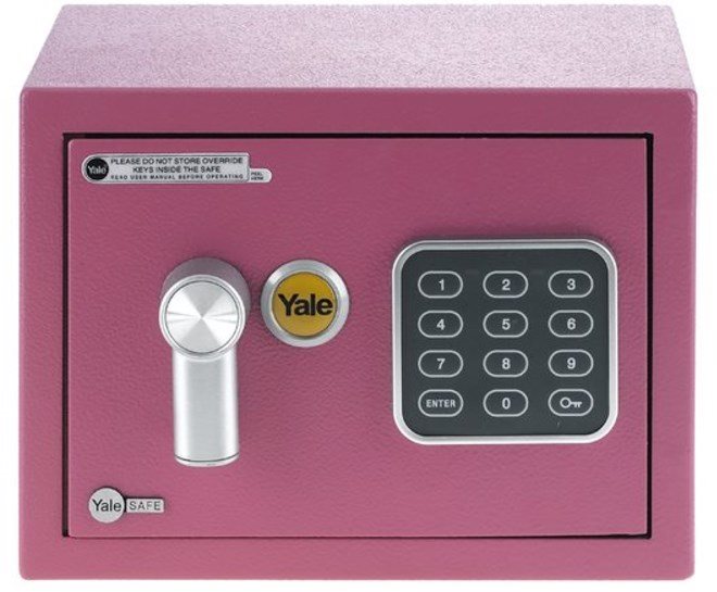 YALE Safe mini YSV/170/DB1/P ružový