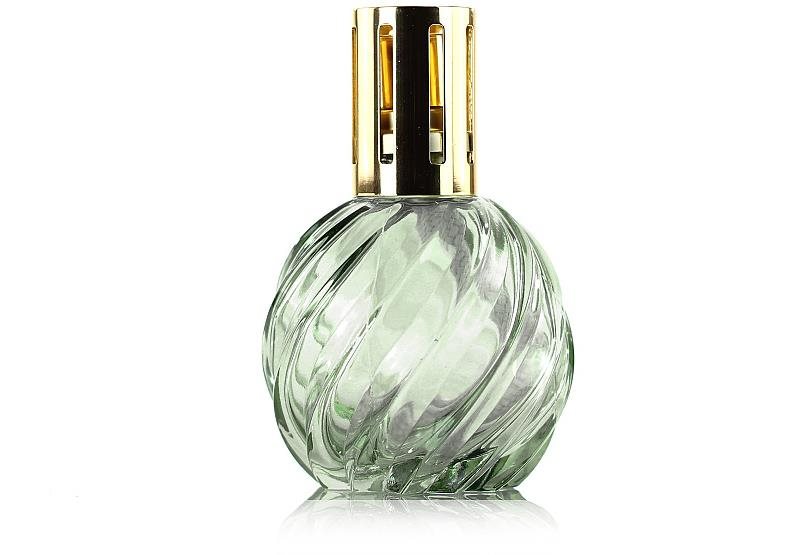 Ashleigh & Burwood Veľká katalytická lampa SPIRAL GREEN sklenená zelená