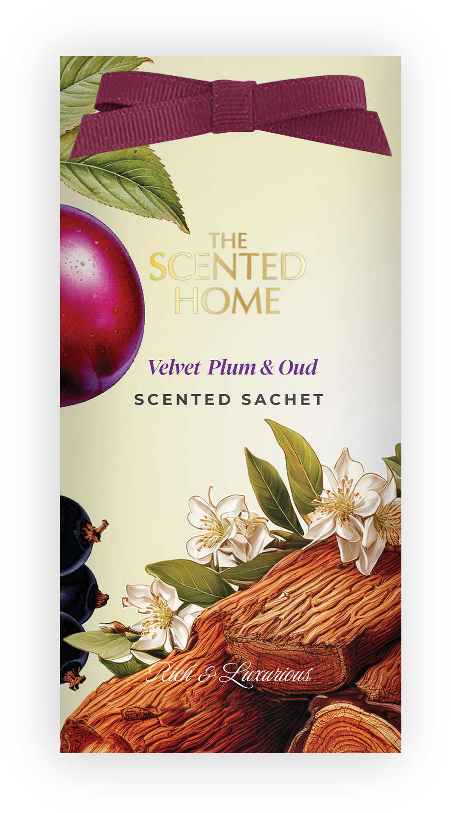 Ashleigh & Burwood The Scented Home Vonný sáček Velvet Plum & Oud