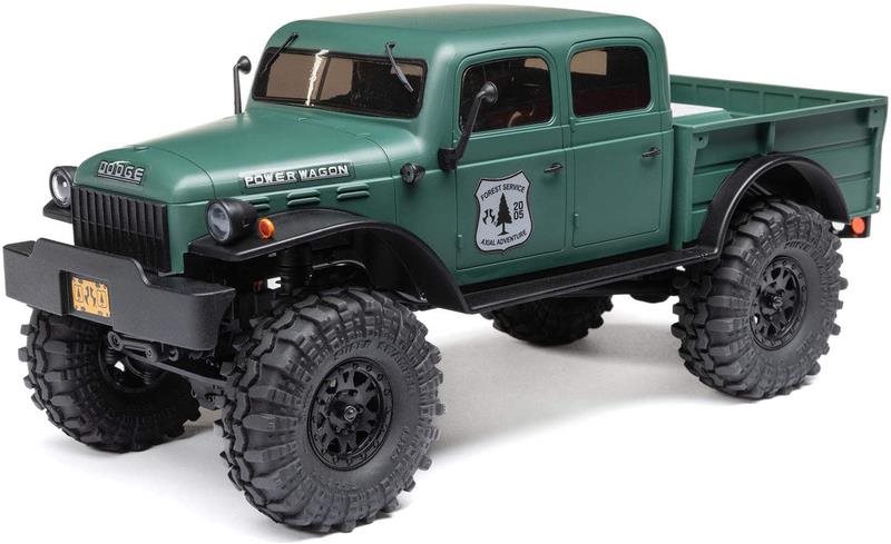 Axial SCX24 Dodge Power Wagon 1940 1:24 4 WD zelený