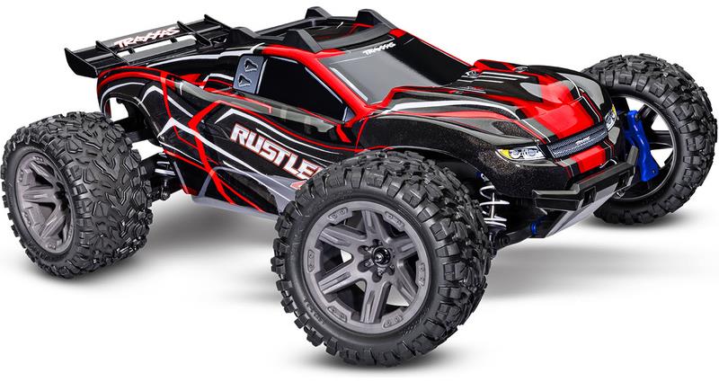 Traxxas Rustler 1:10 2BL 4 WD červený