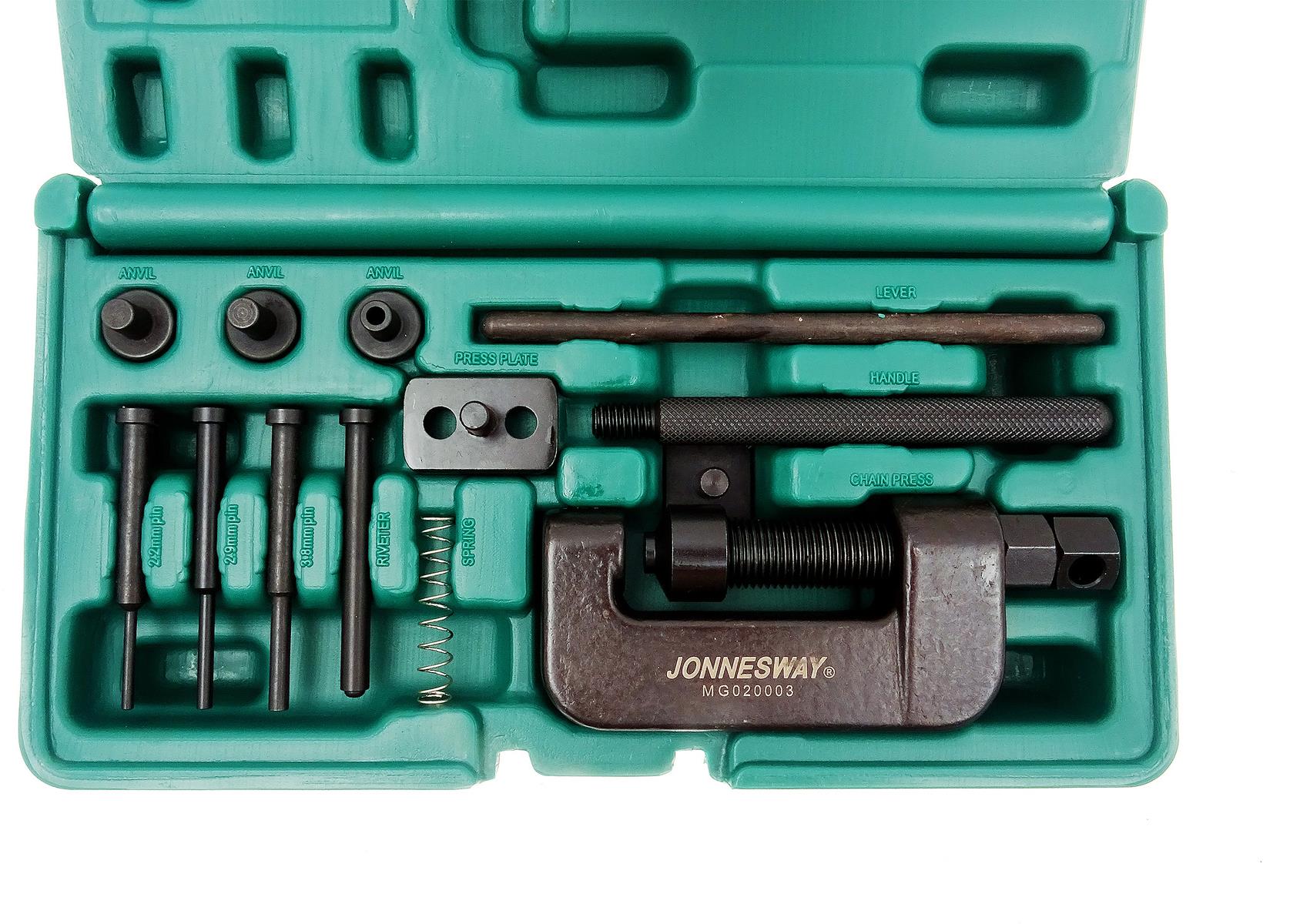 JONNESWAY Súprava na nitovanie motocyklových reťazí Magnus MG020003