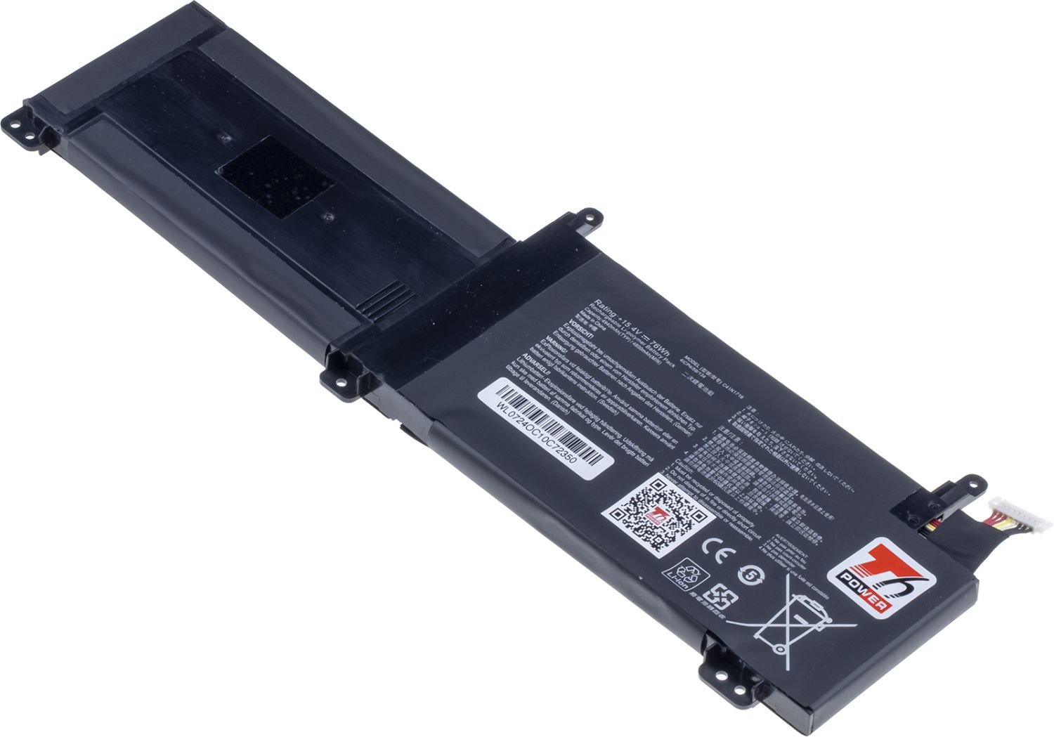 T6 Power pre Asus ROG Strix GL703GM, GL703GS, 4 940 mAh, 76 Wh, 4-článková, Li-poly