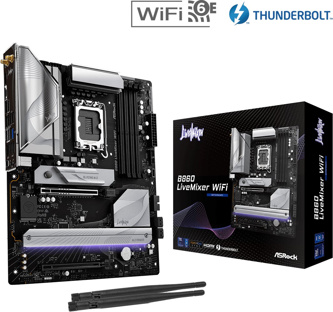 ASROCK B860 LiveMixer WiFi