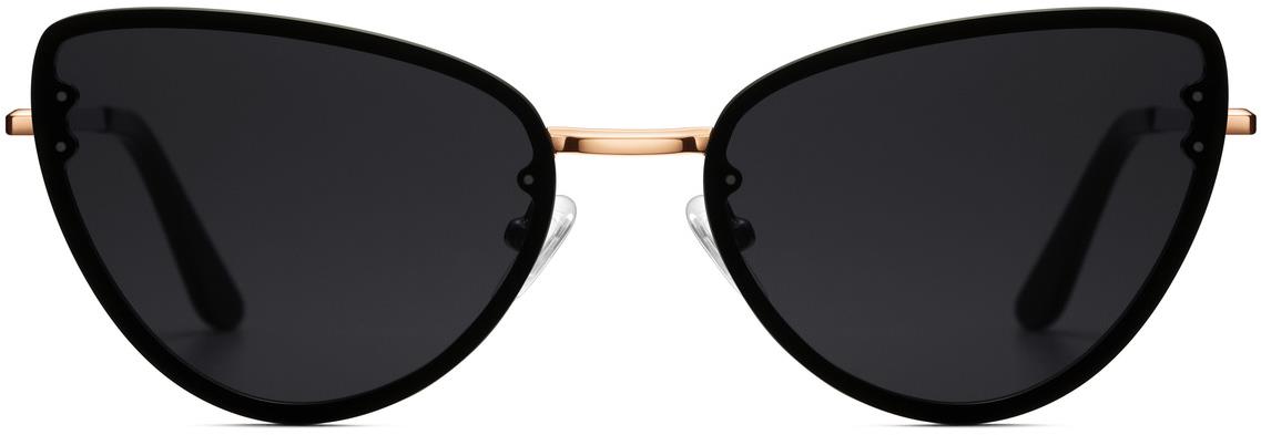 Daniel Wellington Slnečné okuliare Cat Eye, ružovo zlaté v1