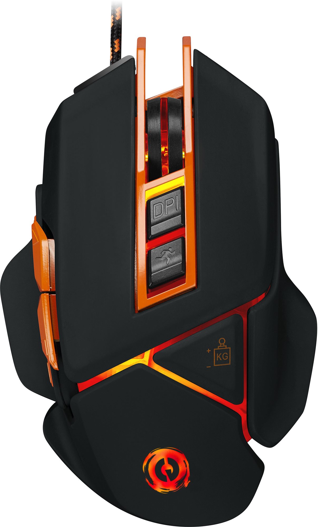 CANYON Herná myš optická HAZARD, DPI 800 až 6400, čierna