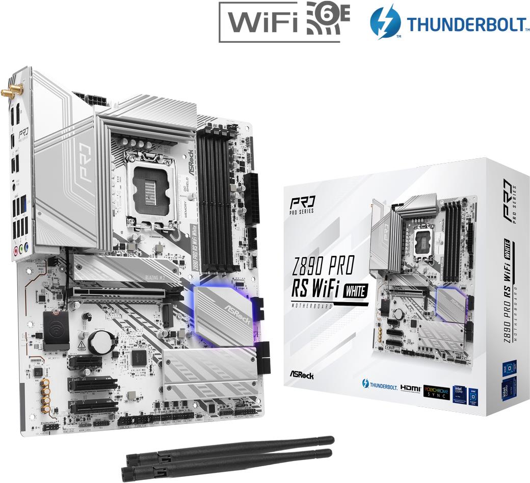 ASROCK Z890 PRO RS WIFI WHITE