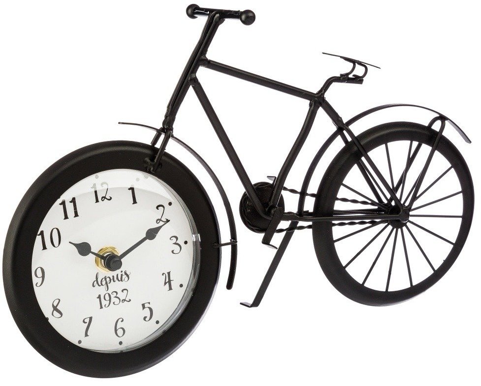 Atmosphera Stolové hodiny BIKE, 29 × 7 × 18 cm, kov