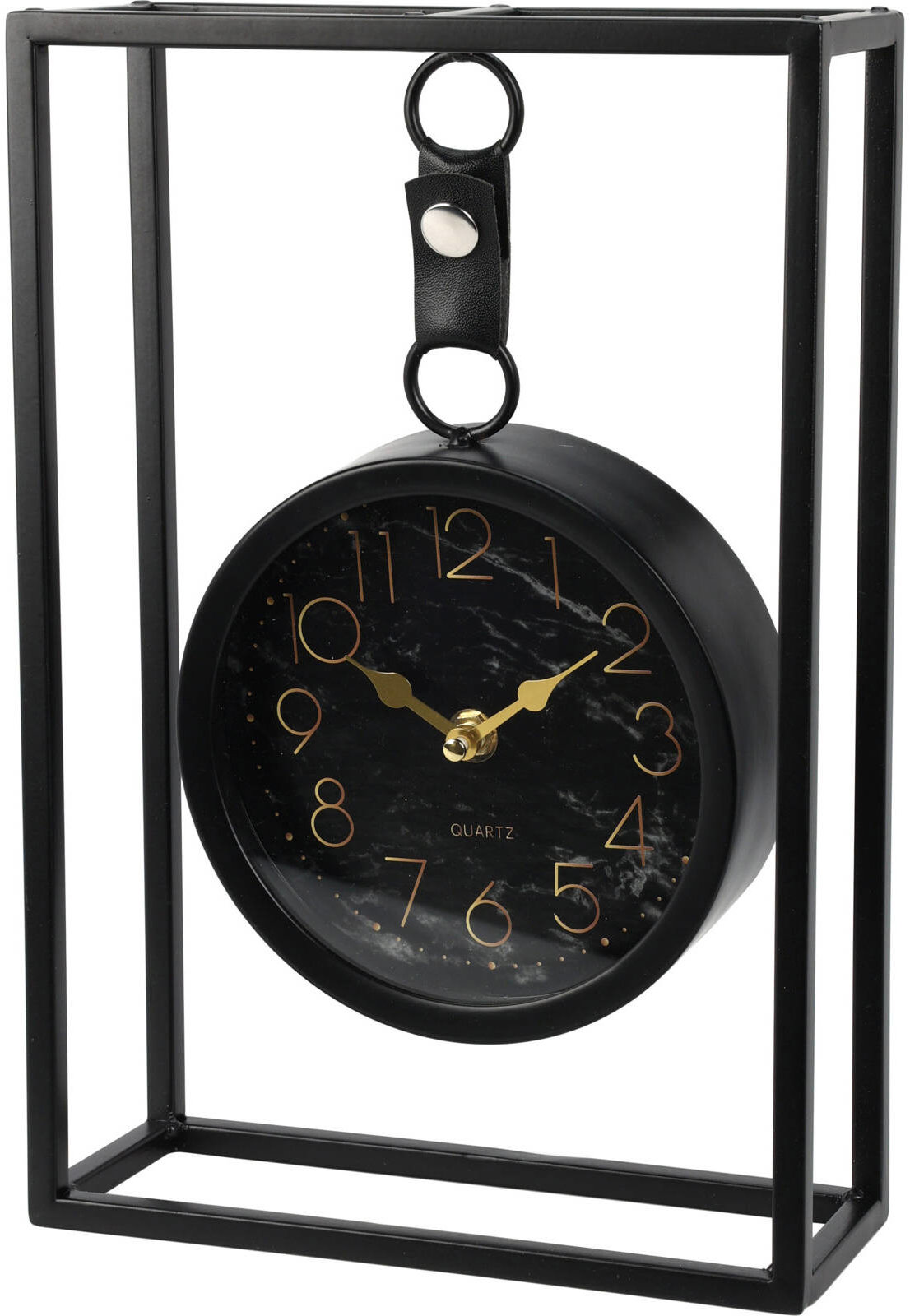 Home Styling Collection Nástenné hodiny s kovovou konštrukciou, 21 × 31 cm