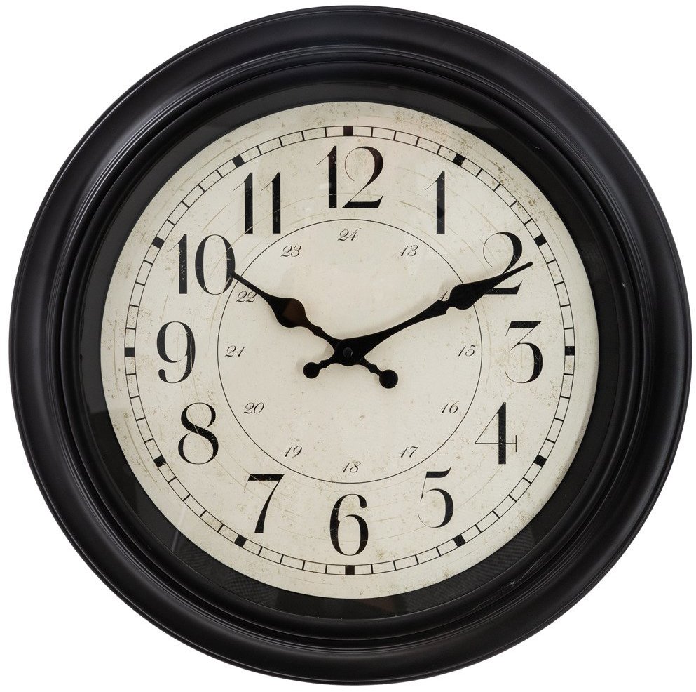 Atmosphera Nástěnné hodiny, tichý hod, kovové, průměr 39 cm