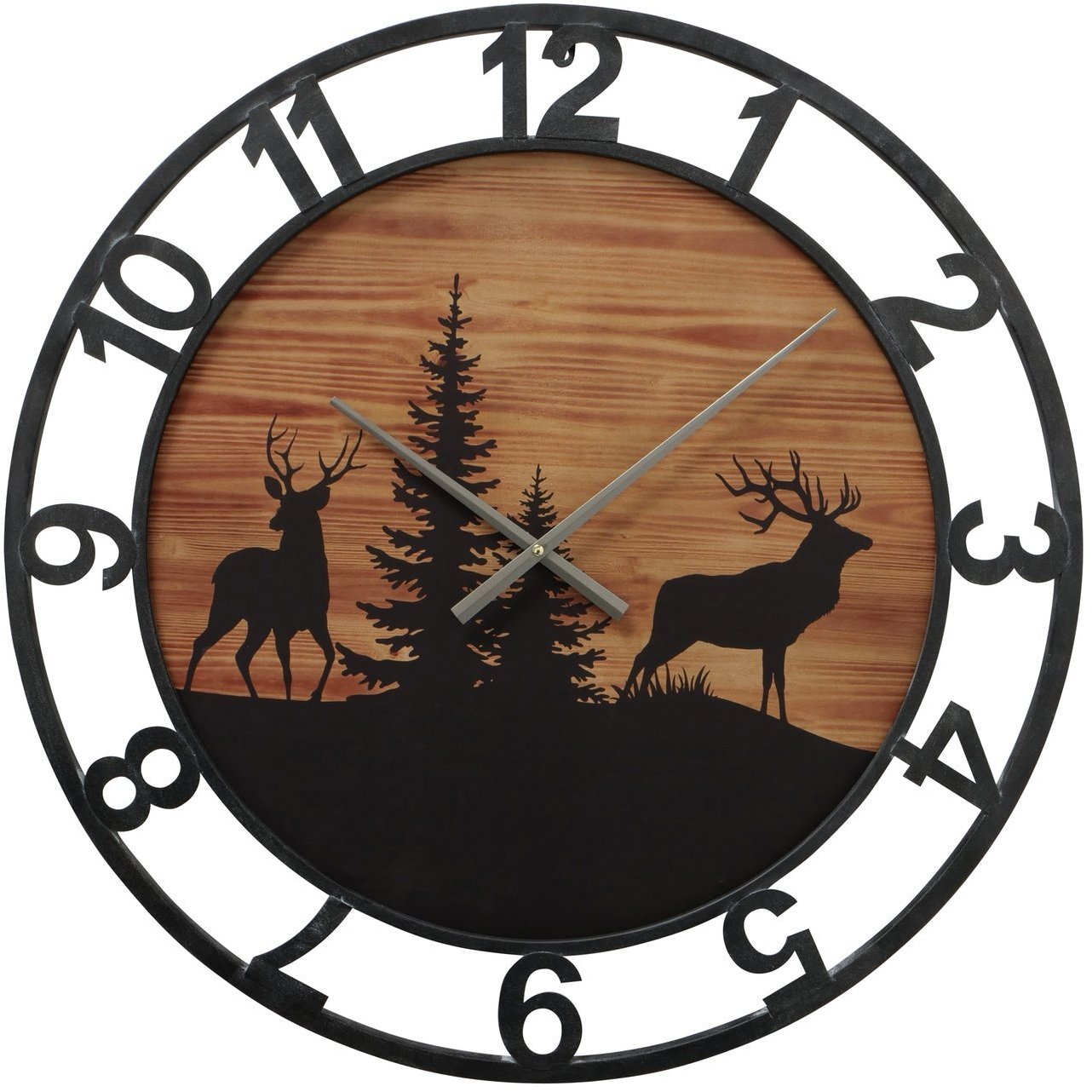 Boltze Home Nástenné hodiny LUDWIG so zimným motívom, 70 cm