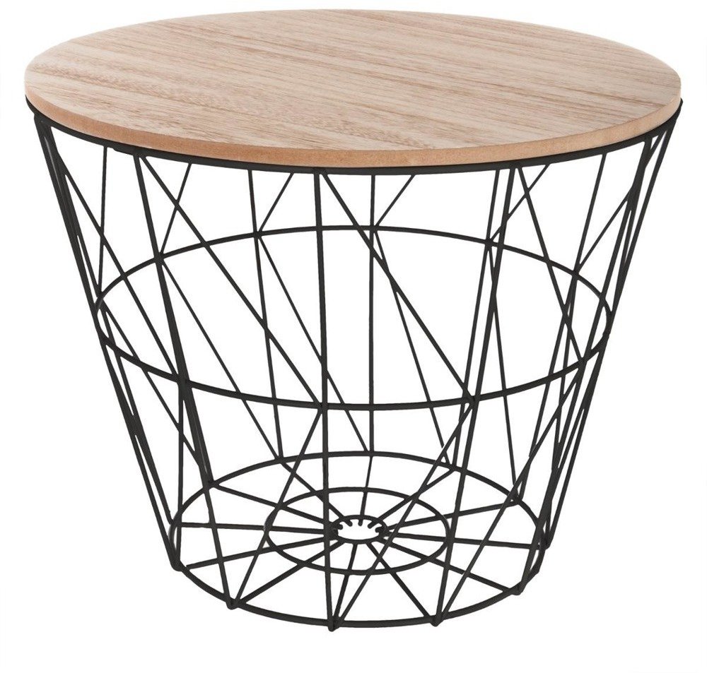 Atmosphera Moderný odkladací stolík, priemer 38 cm